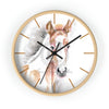 Appaloosa Horse Colt Pony Watercolor Art Wall Clock Wooden / Black 10 Home Decor