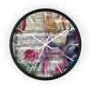 Floral Songs Music Vintage Shabby Chic Art Wall Clock Black / White 10 Home Decor