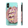 Octopus In The Shell Bubbles On Teal Art Mate Tough Phone Cases Iphone X Case