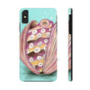 Octopus In The Shell Bubbles On Teal Art Mate Tough Phone Cases Iphone Xs Max Case