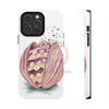 Octopus In The Shell Bubbles On White Art Mate Tough Phone Cases Iphone 14 Pro Max Case