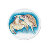Sea Turtles Love Cameo Watercolor Art Die-Cut Magnets 5 X / 1 Pc Home Decor