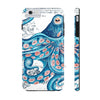 Blue Pink Octopus Vintage Map Nautical Art Mate Tough Phone Cases Iphone 6/6S Plus Case