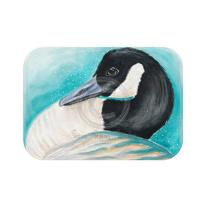 Canada Goose Teal Watercolor Bath Mat Small 24X17 Home Decor