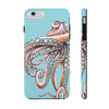 Dancing Octopus Teal Blue Art Mate Tough Phone Cases Iphone 6/6S Plus Case