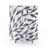 Abstract Doodle Ink Pattern Art Shower Curtain 71X74 Home Decor