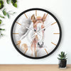 Appaloosa Horse Colt Pony Watercolor Art Wall Clock Home Decor