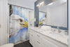 Bald Eagle Portrait Watercolor Art Shower Curtain Home Decor