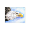 Bald Eagle Watercolor Art Ceramic Photo Tile 6 × 8 / Matte Home Decor