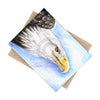 Bald Eagle Watercolor Art Ceramic Photo Tile Home Decor