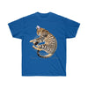 Bengal Cat Napping Kitten Comic Style Art Dark Unisex Ultra Cotton Tee Royal / S T-Shirt