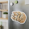 Bengal Kitten Nap Watercolor Art Die-Cut Magnets Home Decor