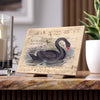 Black Swan Music Collage Chic Art Ceramic Photo Tile 6 × 8 / Glossy Home Decor