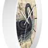 Black Swan Music Vintage Chic Art Wall Clock Home Decor