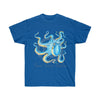 Blue Octopus Ink Art Dark Unisex Ultra Cotton Tee Royal / S T-Shirt