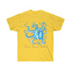 Blue Octopus Tentacles Ink Art Unisex Ultra Cotton Tee Daisy / S T-Shirt