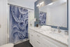 Blue Octopus Tentacles Watercolor Art Shower Curtains Home Decor