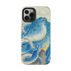Blue Octopus Watercolor Ink Art Mate Tough Phone Cases Case