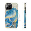 Blue Octopus Watercolor Ink Art Mate Tough Phone Cases Iphone 13 Pro Max Case