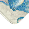 Blue Octopus Watercolor Ink Ii Art Bath Mat Home Decor
