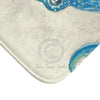 Blue Octopus Watercolor Ink Ii Art Bath Mat Home Decor