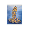 Blue Ring Octopus And Bubbles Art Ceramic Photo Tile Home Decor