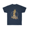Blue Ring Octopus And Bubbles Art Dark Unisex Ultra Cotton Tee Navy / S T-Shirt