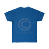 Blue Ring Octopus And Bubbles Art Dark Unisex Ultra Cotton Tee T-Shirt