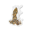 Blue Ring Octopus And The Bubbles Art Die-Cut Magnets 3 X / 1 Pc Home Decor