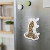 Blue Ring Octopus And The Bubbles Art Die-Cut Magnets Home Decor