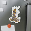 Blue Ring Octopus And The Bubbles Art Die-Cut Magnets Home Decor