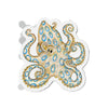 Blue Ring Octopus Tentacles Kraken Ink Art Die-Cut Magnets 3 X / 1 Pc Home Decor