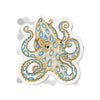 Blue Ring Octopus Tentacles Kraken Ink Art Die-Cut Magnets 4 X / 1 Pc Home Decor