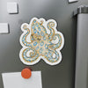 Blue Ring Octopus Tentacles Kraken Ink Art Die-Cut Magnets Home Decor