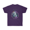 Born Free Orca Whale Color Splash Ink Watercolor Art Dark Unisex Ultra Cotton Tee Purple / S T-Shirt