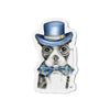 Boston Terrier Dog Detective Pencil Watercolor Art Die-Cut Magnets 3 X / 1 Pc Home Decor