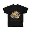 Brown Octopus Art Dark Unisex Ultra Cotton Tee Black / S T-Shirt