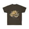 Brown Octopus Art Dark Unisex Ultra Cotton Tee Chocolate / S T-Shirt