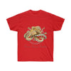 Brown Octopus Art Dark Unisex Ultra Cotton Tee Red / S T-Shirt