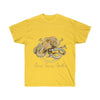 Brown Octopus Art Ultra Cotton Tee Daisy / S T-Shirt