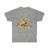 Brown Octopus Art Ultra Cotton Tee Sport Grey / S T-Shirt