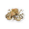 Brown Octopus Tentacles Kraken Art Die-Cut Magnets 4 X / 1 Pc Home Decor