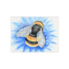 Bumble Bee Watercolor Art Ceramic Photo Tile 6 × 8 / Matte Home Decor