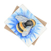 Bumble Bee Watercolor Art Ceramic Photo Tile Home Decor