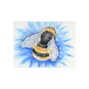 Bumble Bee Watercolor Art Ceramic Photo Tile Home Decor