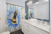 Bumble Bee Watercolor Art Shower Curtain Home Decor