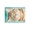 Copy Of Tabby Bengal Cat Kitten Pastel Art Ceramic Photo Tile Home Decor