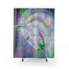Cubism Rainbow Lusitano Stallion Portrait Shower Curtain 71X74 Home Decor