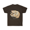 Cute Bengal Cat Kitten Nap Watercolor Art Dark Unisex Ultra Cotton Tee Chocolate / S T-Shirt