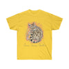 Cute Bengal Cat Kitten Pink Splash Watercolor Ink Ultra Cotton Tee Daisy / S T-Shirt